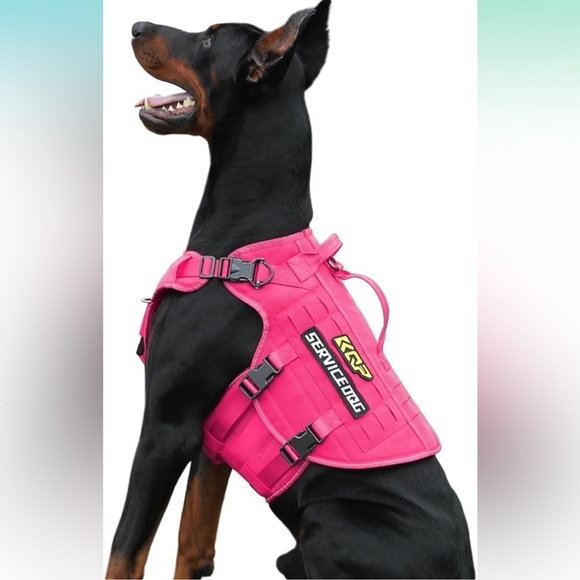 NWT! KCP Tactical Girl Dog Harness Pink Military 10500 Nylon Lightweight Durable - Picture 1 of 8